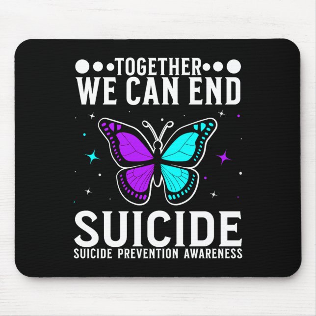 Suicide Awareness Support Suicide Prevention Mouse Pad (Front)