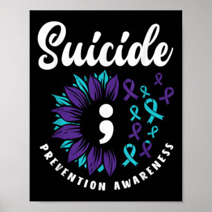 Suicide Awareness Support Suicide Prevention Poster