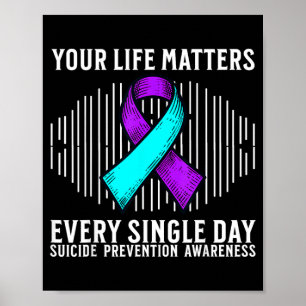 Suicide Awareness Support Suicide Prevention Poster