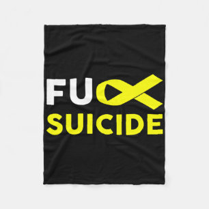 Suicide Awareness Support Survivor Gift  Fleece Blanket