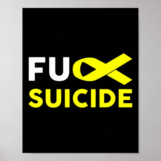 Suicide Awareness Support Survivor Gift  Poster (Front)