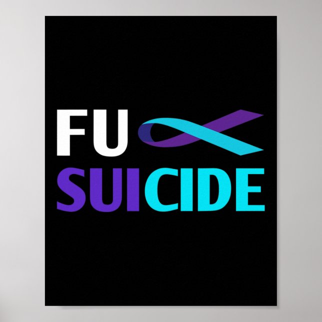 Suicide Awareness Support Survivor  Poster (Front)