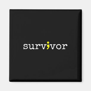 Suicide Awareness Support Symbol Recovery Survivor Magnet