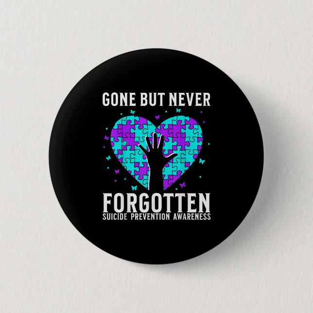 Suicide Awareness Suprt Suicide Prevention Awarene 6 Cm Round Badge (Front)