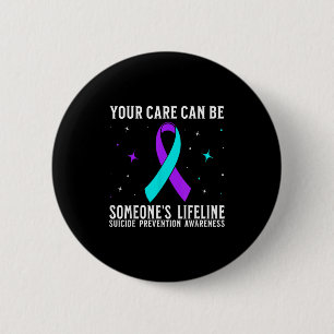 Suicide Awareness Suprt Suicide Prevention Awarene 6 Cm Round Badge