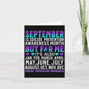 Suicide Awareness Suprt Suicide Prevention Awarene Card