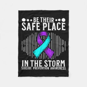 Suicide Awareness Suprt Suicide Prevention Awarene Fleece Blanket
