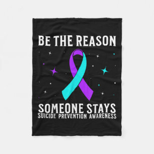 Suicide Awareness Suprt Suicide Prevention Awarene Fleece Blanket