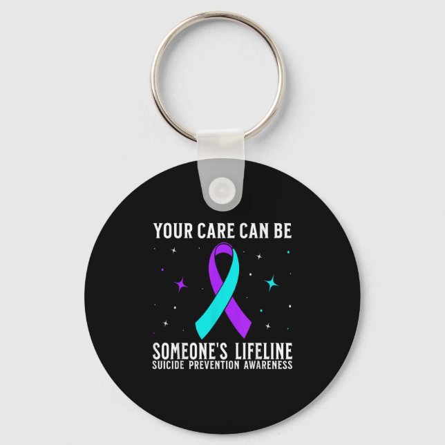 Suicide Awareness Suprt Suicide Prevention Awarene Key Ring (Front)