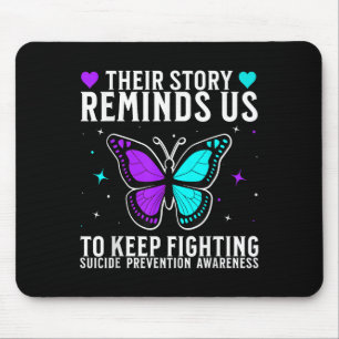 Suicide Awareness Suprt Suicide Prevention Awarene Mouse Pad