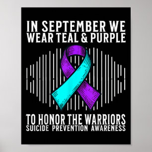Suicide Awareness Suprt Suicide Prevention Awarene Poster