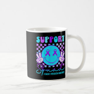 Suicide Awareness Teal &amp; Purple Ribbon Suprt G Coffee Mug