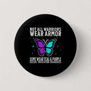 Suicide Awareness Warrior Suicide Prevention Aware 6 Cm Round Badge