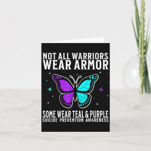 Suicide Awareness Warrior Suicide Prevention Aware Card