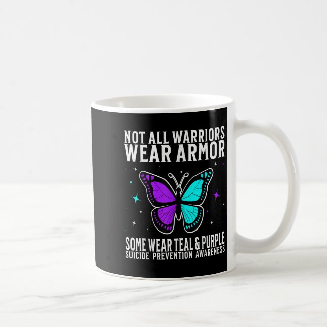 Suicide Awareness Warrior Suicide Prevention Aware Coffee Mug (Right)