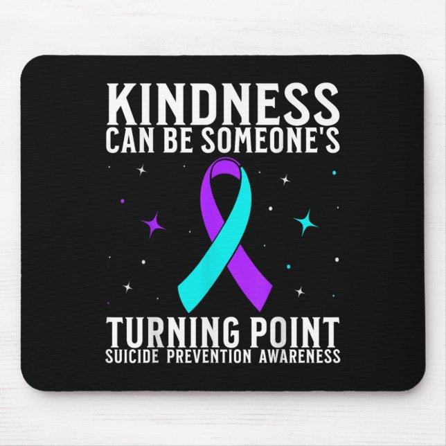 Suicide Awareness Warrior Suicide Prevention Aware Mouse Pad (Front)
