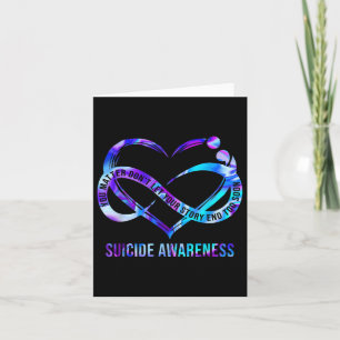 Suicide Awareness You Dont Let Your Story End Too  Card