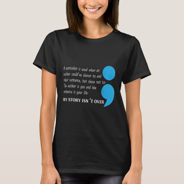 Suicide Depression Awareness  T-Shirt (Front)
