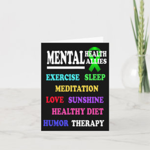 Suicide Depression Mental Health Prevention Awaren Card