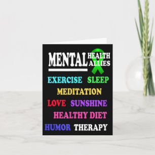 Suicide Depression Mental Health Prevention Awaren Card