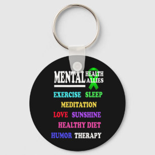 Suicide Depression Mental Health Prevention Awaren Key Ring