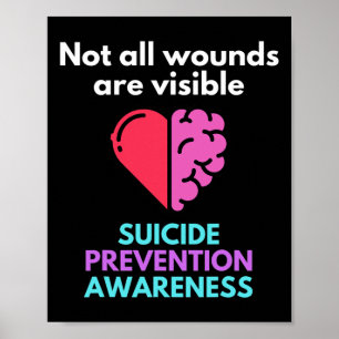 Suicide Gives The Pain To Someone Else. Suicide Aw Poster