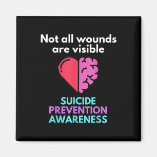 Suicide Gives The Pain To Someone Else. Suicide Magnet