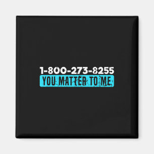 Suicide Hotline Number Prevention Awareness  Magnet