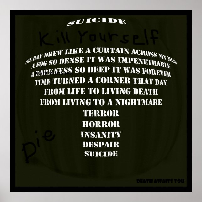 Suicide Poster (Front)