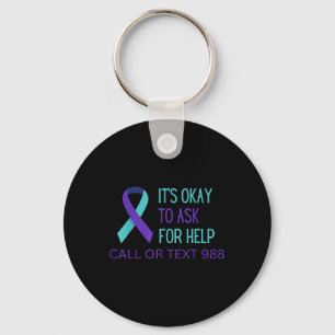 Suicide Prevention 988 Hotline Shirt 988 Suicide C Key Ring