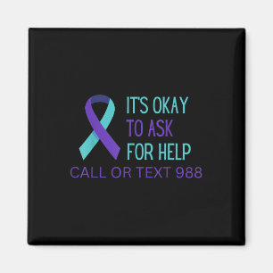 Suicide Prevention 988 Hotline Shirt 988 Suicide C Magnet