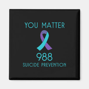 Suicide Prevention 988 Hotline Shirt Premium  Magnet