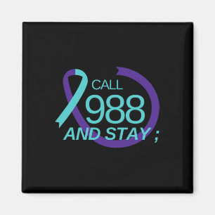 Suicide Prevention 988 Suicide Prevention Depressi Magnet