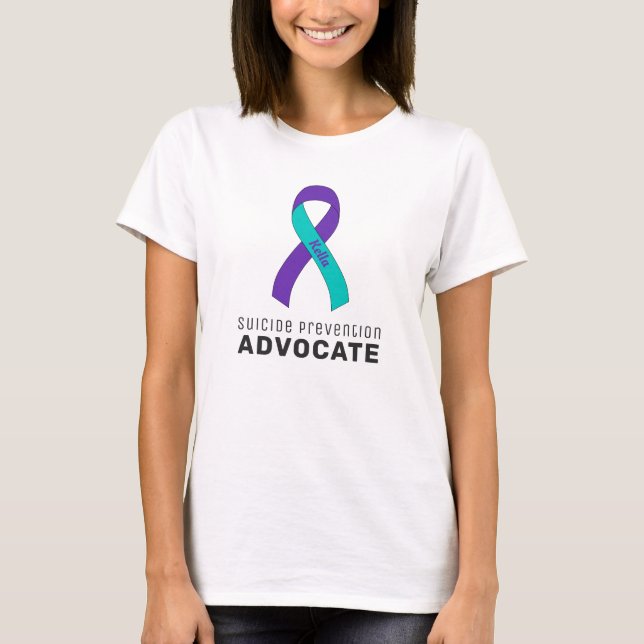 Suicide Prevention Advocate White Women's T-Shirt (Front)