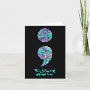 Suicide Prevention And Depression Awareness  Card