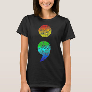 Suicide Prevention And Depression Awareness Semi C T-Shirt