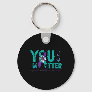 Suicide Prevention Awareness 2022-Sunflower You Ma Key Ring