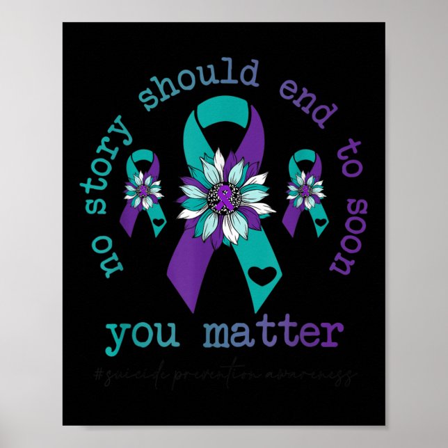 Suicide Prevention Awareness 2022 You ...  Poster (Front)