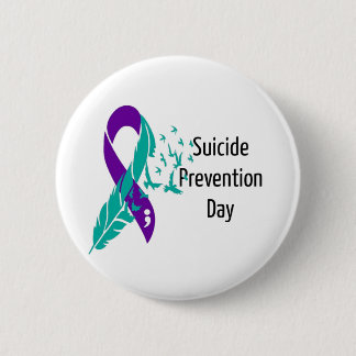 Suicide Prevention Awareness 6 Cm Round Badge
