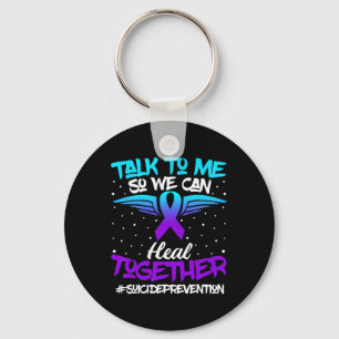 Suicide Prevention Awareness 988 Mental Health Sup Key Ring