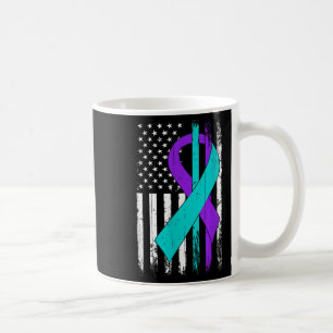 Suicide Prevention Awareness American Flag Coffee Mug