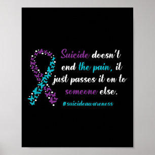 Suicide Prevention Awareness Apparel &amp; Gifts U Poster