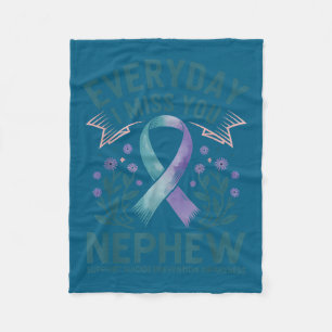 Suicide Prevention Awareness Aunts Fleece Blanket