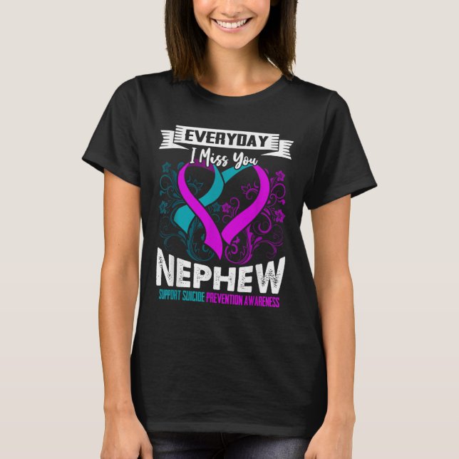 Suicide Prevention Awareness Aunts  T-Shirt (Front)