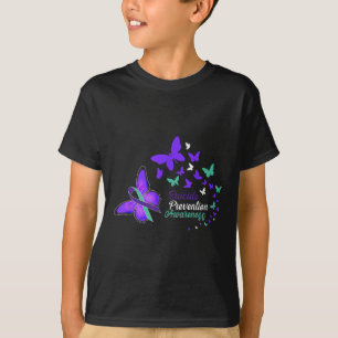 Suicide Prevention Awareness Butterflies Gift  T-Shirt