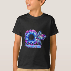 Suicide Prevention Awareness Butterfly Semicolon  T-Shirt