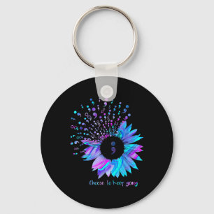 Suicide Prevention Awareness Choose To Keep Going Key Ring