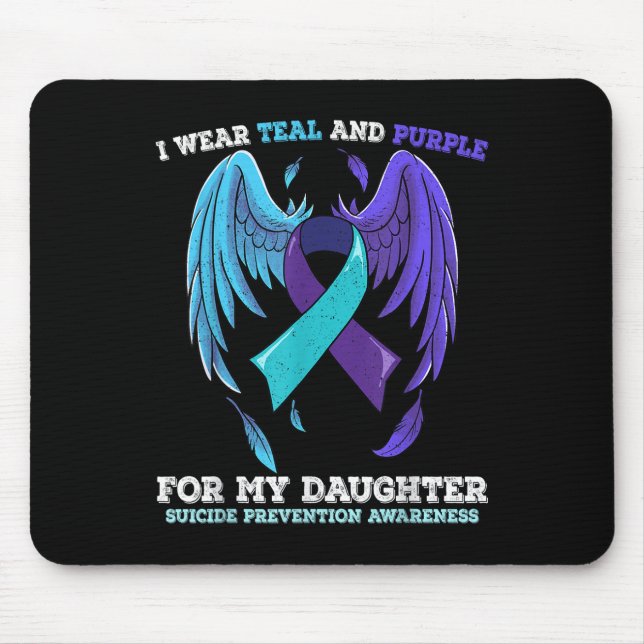 Suicide Prevention Awareness Daughter  Mouse Pad (Front)