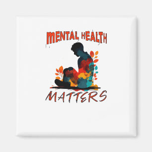 Suicide Prevention Awareness Design Mental Health Magnet