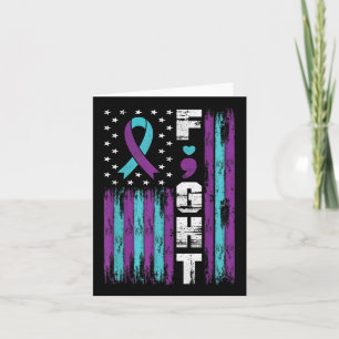 Suicide Prevention Awareness Distress Fight Americ Card